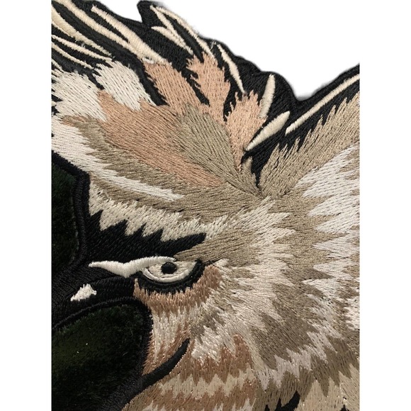 Sam Edelman Emerald Green Velvet Eagle Suede Embroidered Clutch Handbag NIB - Picture 3 of 8